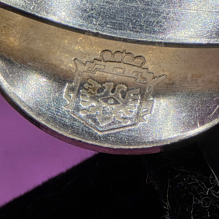 Mid-Century Modern Herman Sierbol Denmark Swirl Flower Necklace