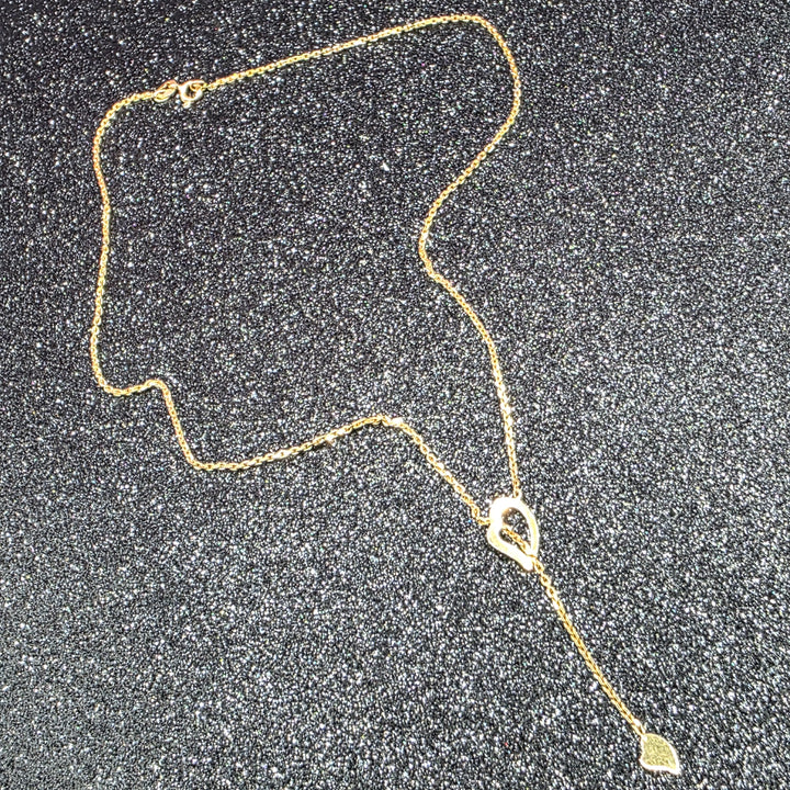 Gold Piece of My Heart Daughter-Son Necklace