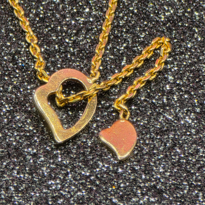 Gold Piece of My Heart Daughter-Son Necklace