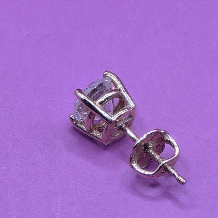 14K Gold & Diamond Stud Earrings