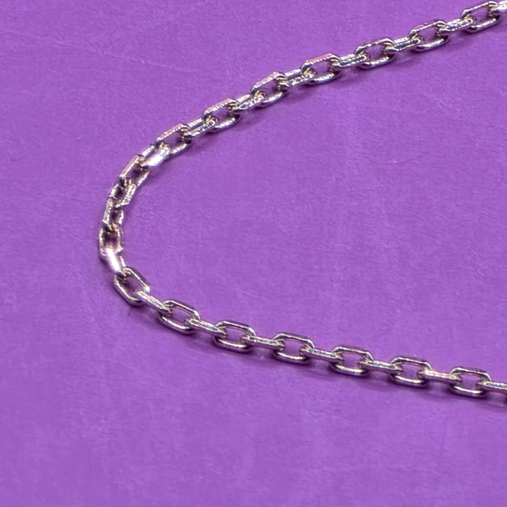 Authentic Sloane 14K Gold Long Vertical Bar Necklace