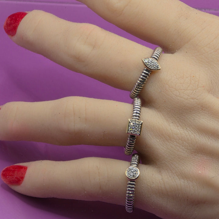The Sterling Silver 3 Ring Stack
