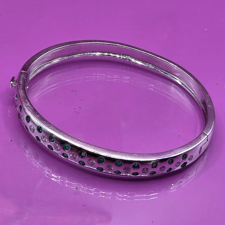 14K Gold, Diamond & Emerald Bracelet & Ring Set