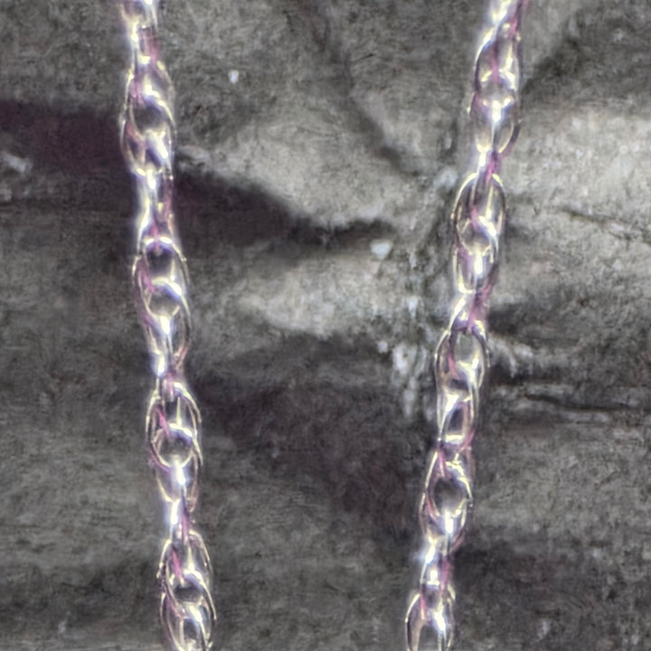 14K White Gold, Tourmaline and Diamond Encrusted Pendant