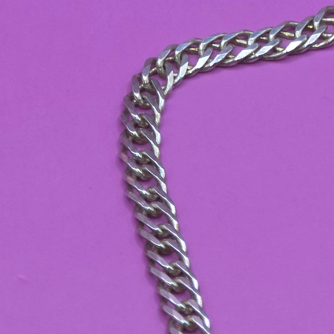 Sterling Silver 3D Mexican Rose Necklace