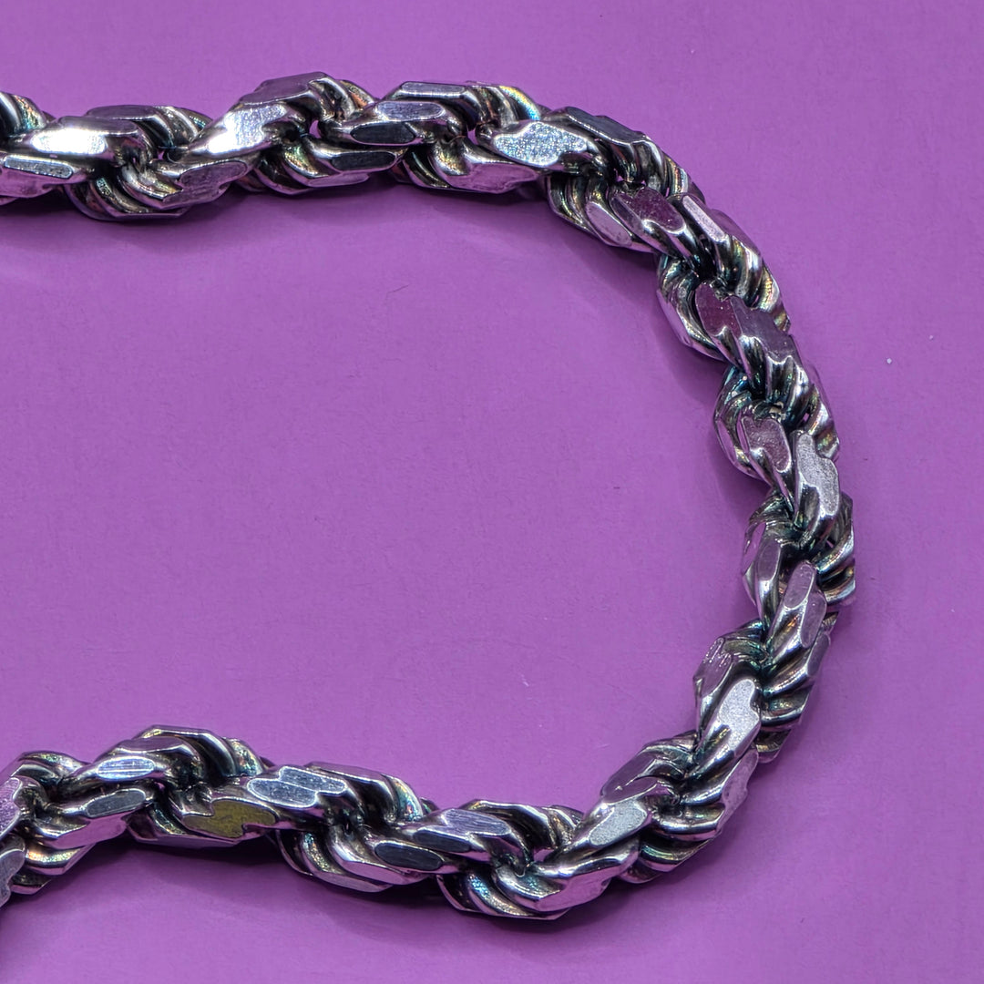 Sterling Silver & Large Artisan Blister Pearl Necklace