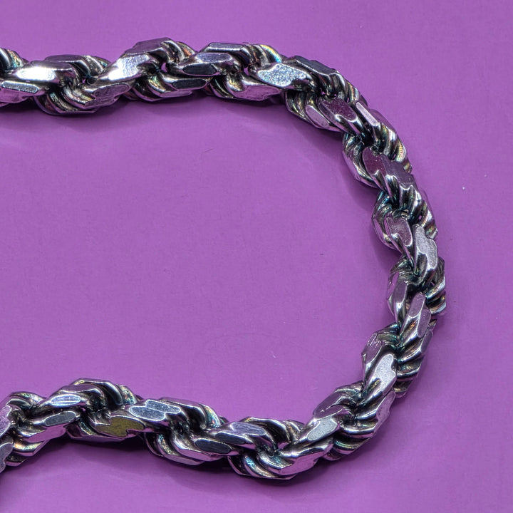 Sterling Silver & Large Artisan Blister Pearl Necklace
