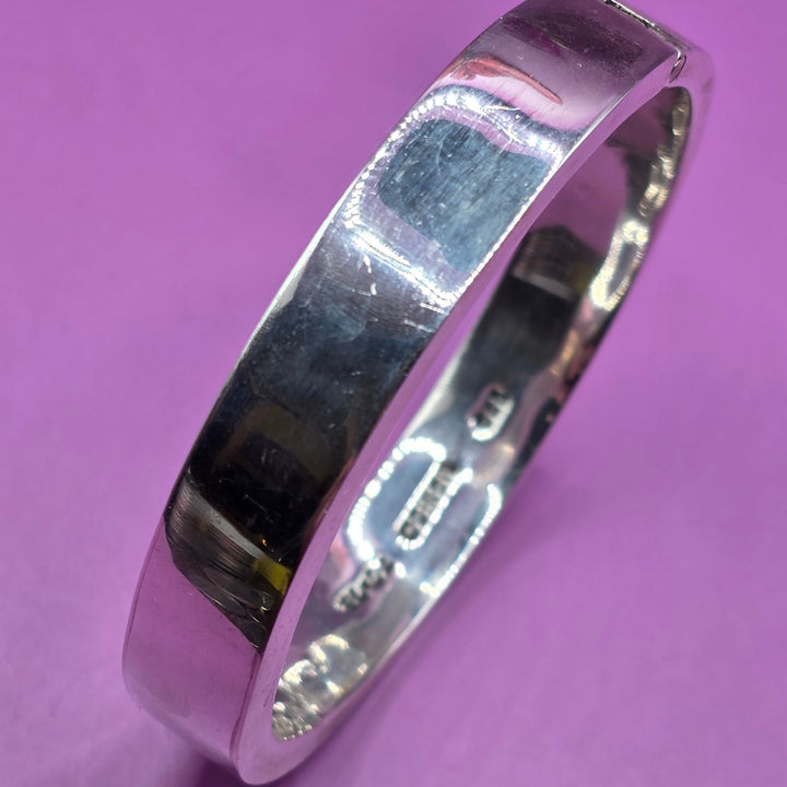 Bold Sterling Silver Bangle Bracelet
