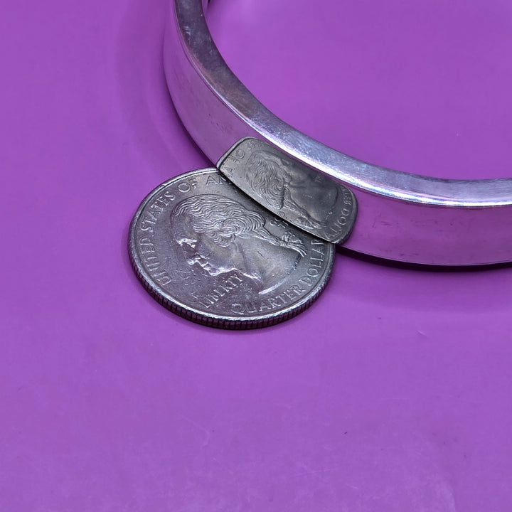 Bold Sterling Silver Bangle Bracelet