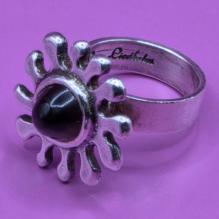 Rare Vintage Gson Liedholm Mid-Century Modern Hippy Flower Ring