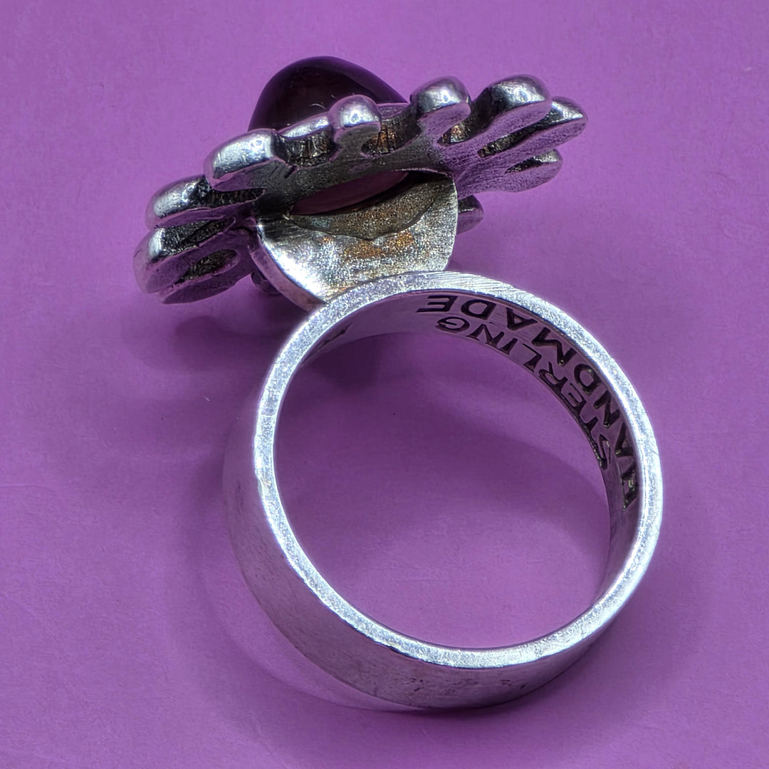 Rare Vintage Gson Liedholm Mid-Century Modern Hippy Flower Ring