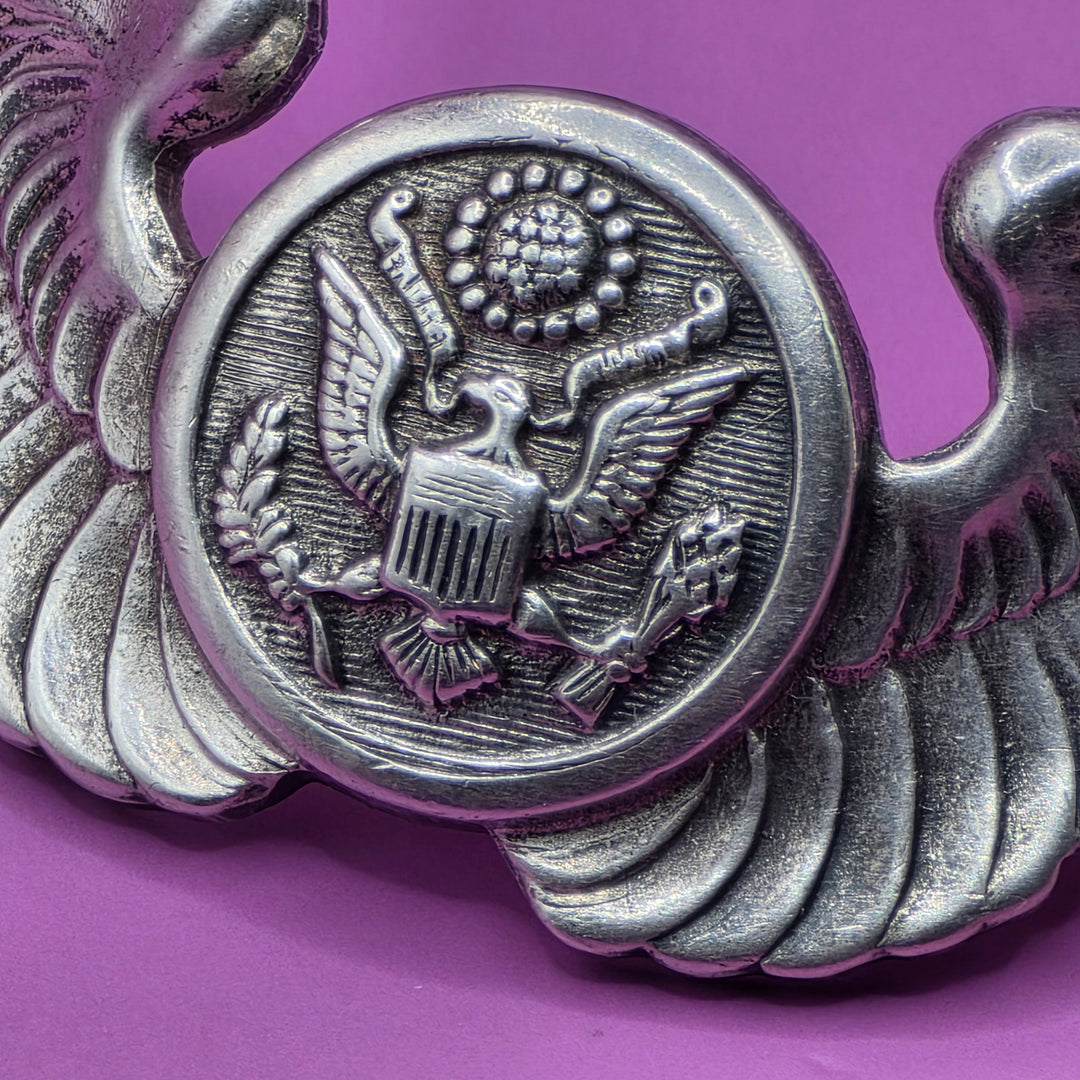 Vintage Sterling Silver WWII US Army Air Force Sweetheart Bracelet