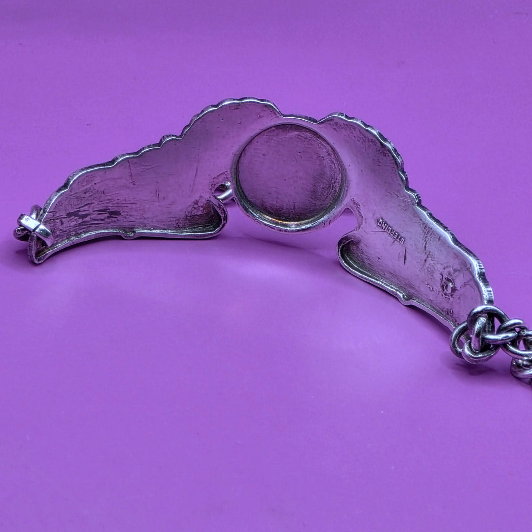 Vintage Sterling Silver WWII US Army Air Force Sweetheart Bracelet