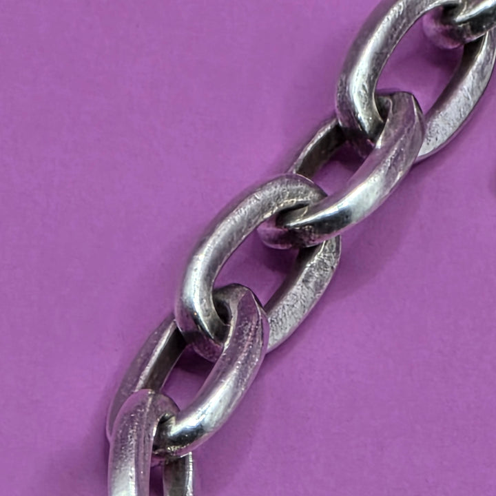 Sterling Silver Poker Cards Charm Link Bracelet