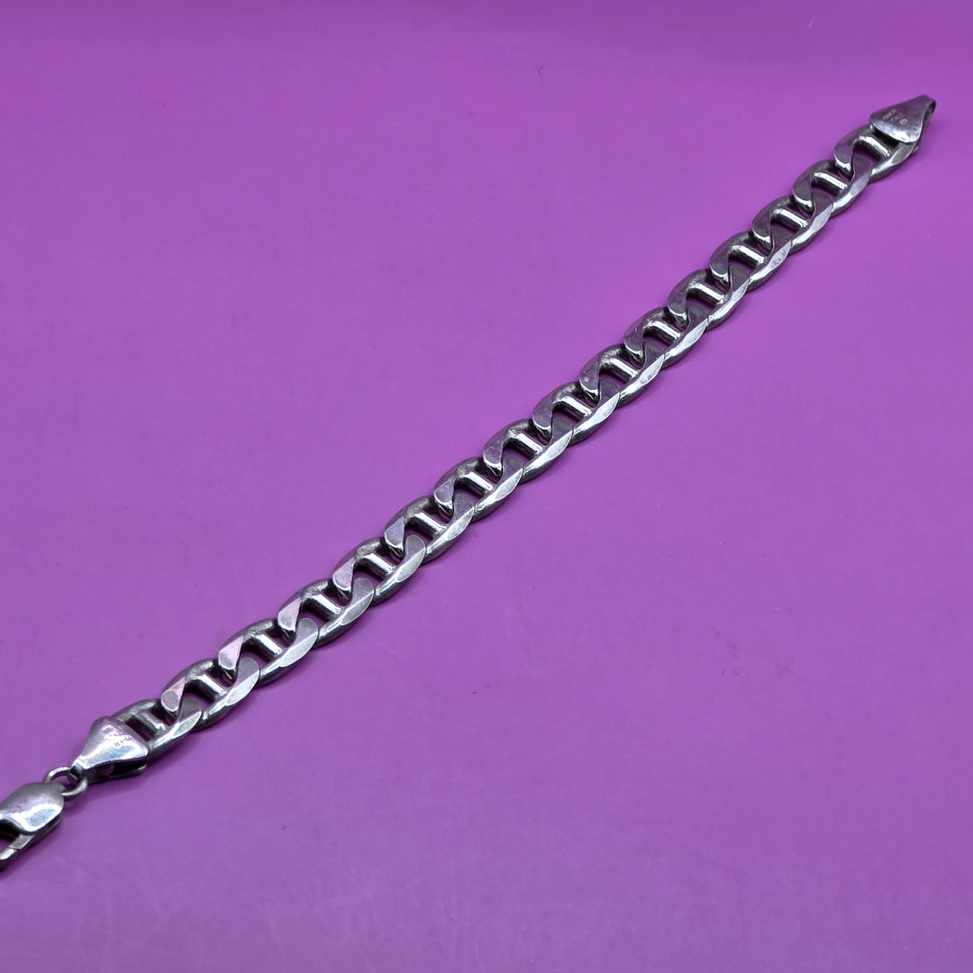 Sterling Silver Heavy Anchor Chain Link Bracelet