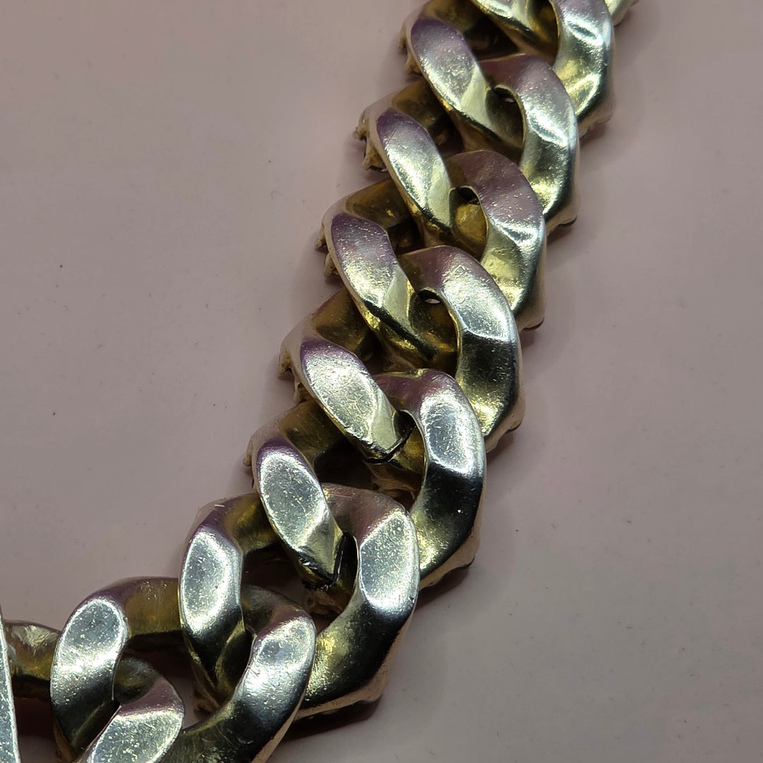 XL Cuban Link Sterling Silver CZ Iced Out Bracelet