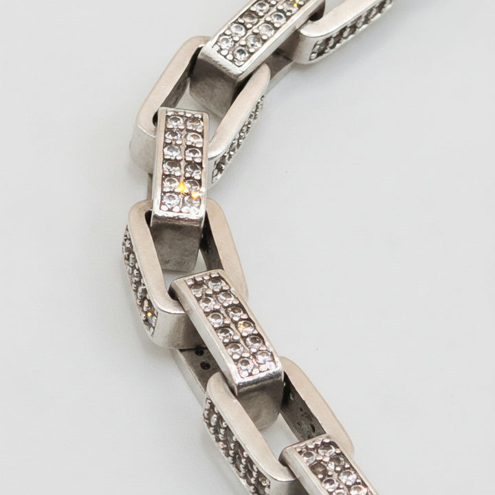 Sterling Silver Traditional Chain Link Bracelet