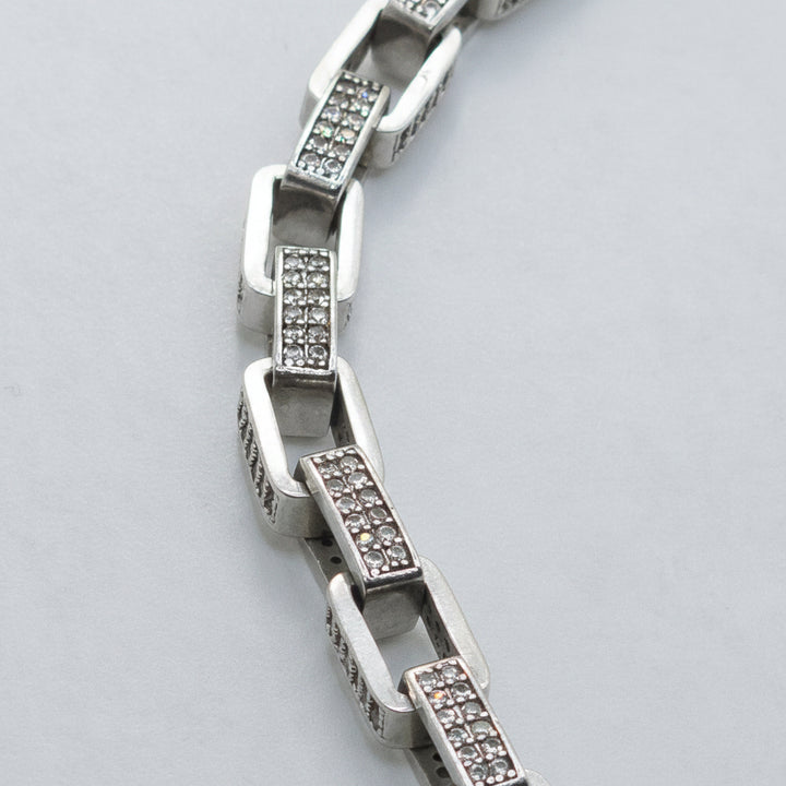Sterling Silver Traditional Chain Link Bracelet