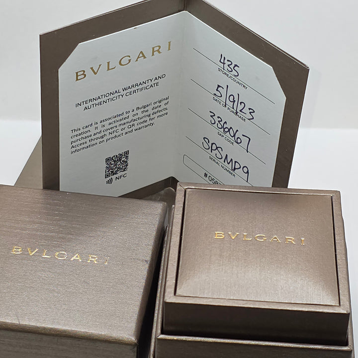 Authentic BVLGARI B.zero1 18K Yellow Gold Band Ring