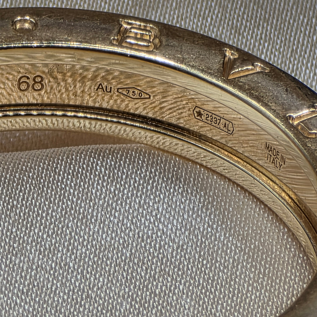 Authentic BVLGARI B.zero1 18K Yellow Gold Band Ring