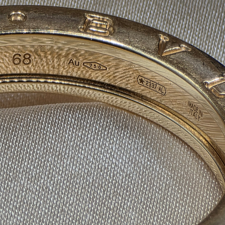 Authentic BVLGARI B.zero1 18K Yellow Gold Band Ring
