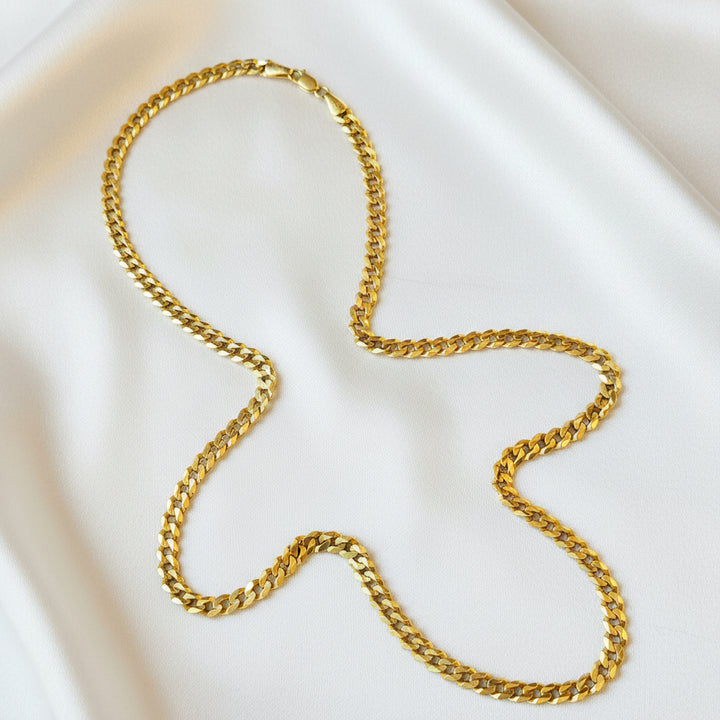 10K Gold Smaller Cuban Link Necklace