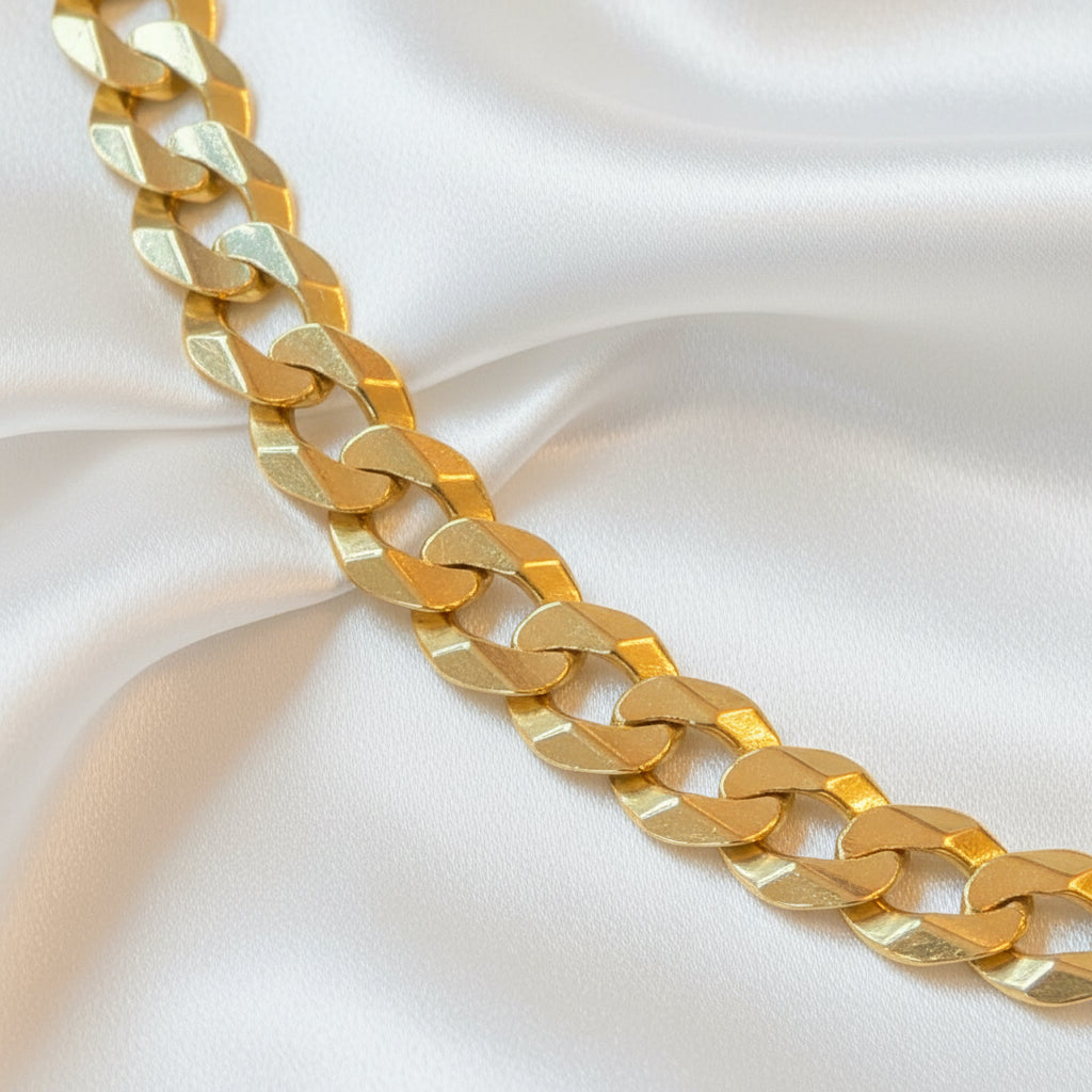 10K Gold Smaller Cuban Link Necklace