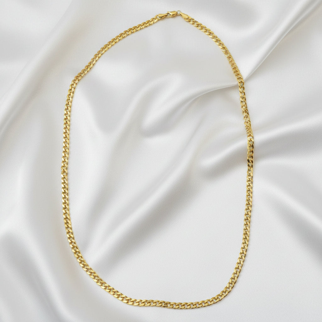 10K Gold Smaller Cuban Link Necklace