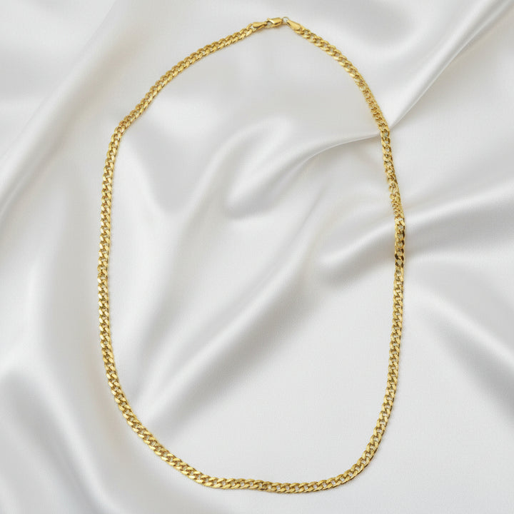 10K Gold Smaller Cuban Link Necklace