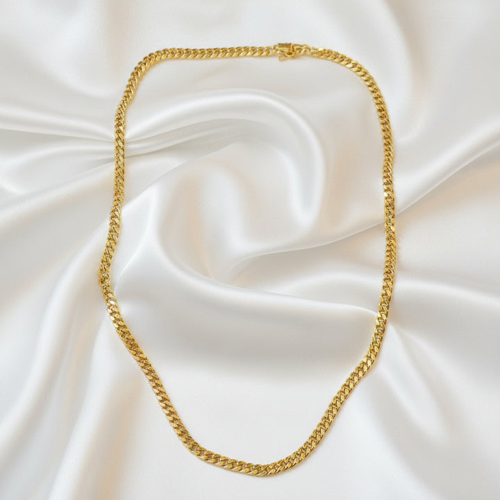 10K Gold Traditional Cuban Boss Link Necklace
