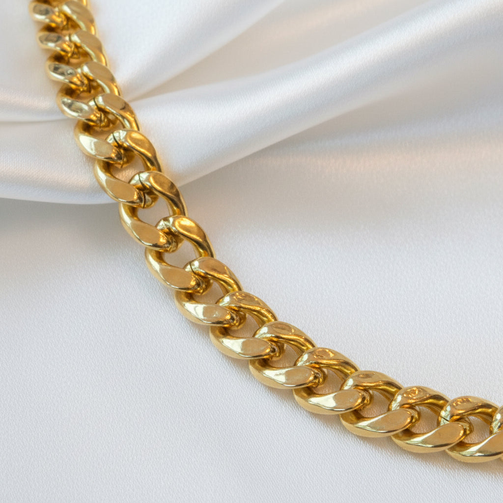 10K Gold Traditional Cuban Boss Link Necklace