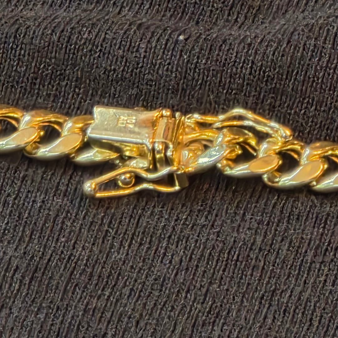10K Gold Traditional Cuban Boss Link Necklace