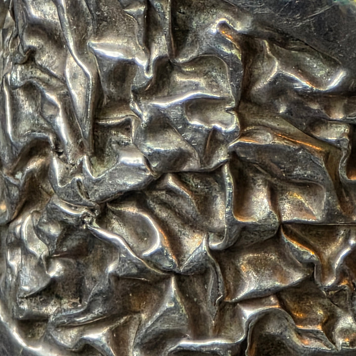 Sterling Silver Raw Brutalist Nugget Statement Ring