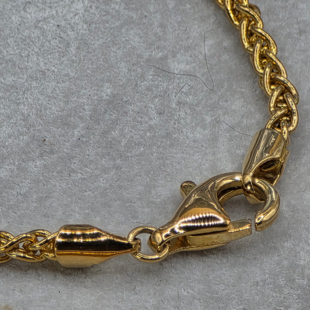 Extremely Rare 18K Gold & Diamond Movado Bar Necklace