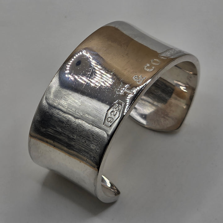 Authentic Tiffany & Co. 1837 Sterling Silver Cuff Bracelet