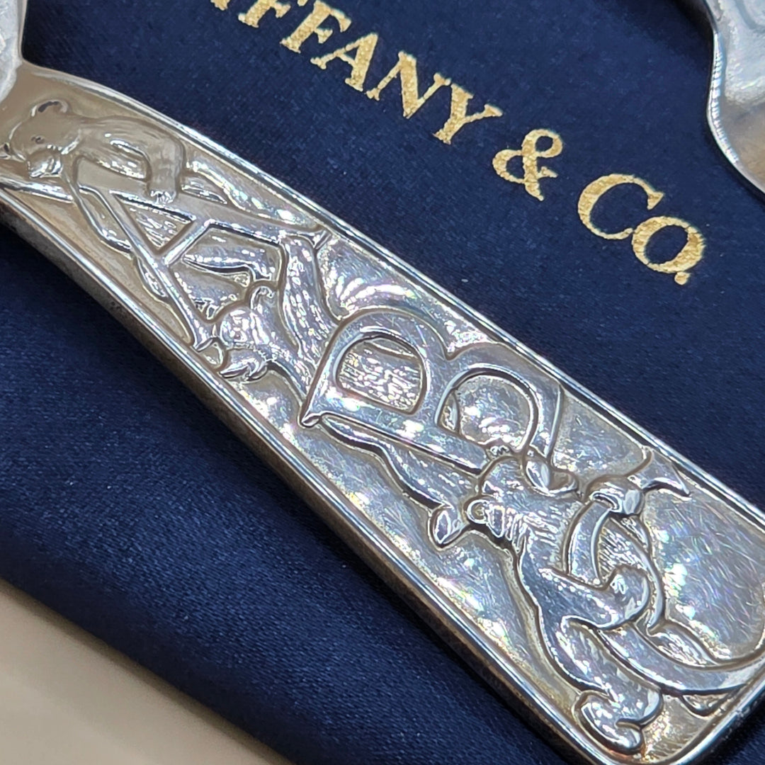 Tiffany & Co. Sterling Silver Baby Fork and Spoon Gift Set