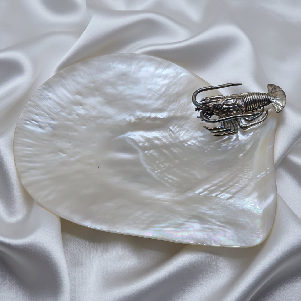 Authentic Lotus Arts de Vivre Sterling & Mother of Pearl Decor