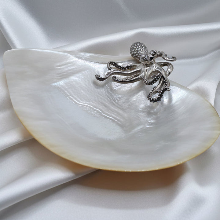 Authentic Lotus Arts de Vivre Sterling & Mother of Pearl Decor