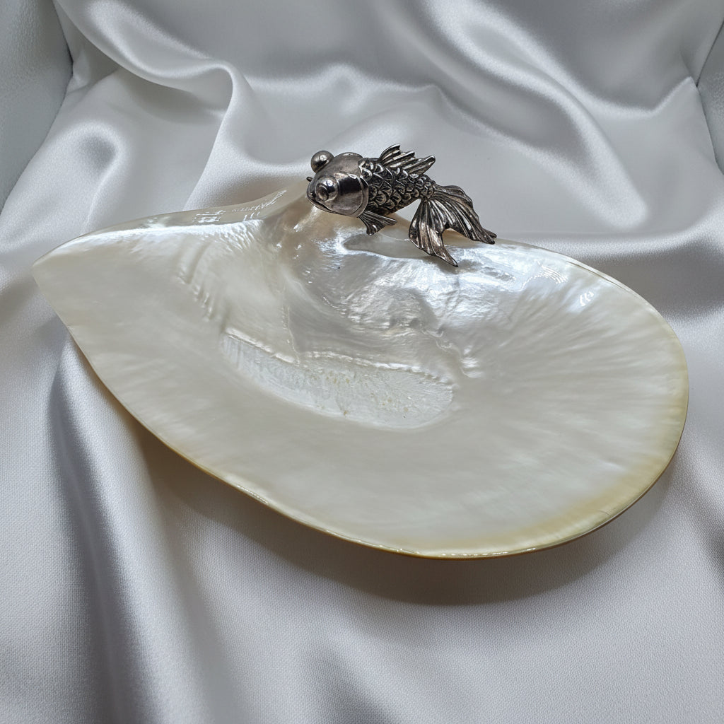 Authentic Lotus Arts de Vivre Sterling & Mother of Pearl Decor