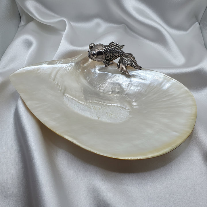 Authentic Lotus Arts de Vivre Sterling & Mother of Pearl Decor