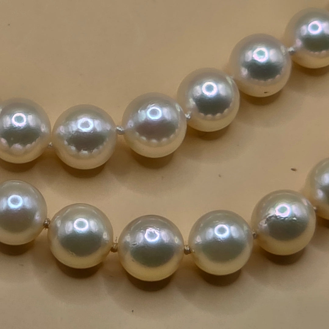 14K Gold & Pearl Long Necklace