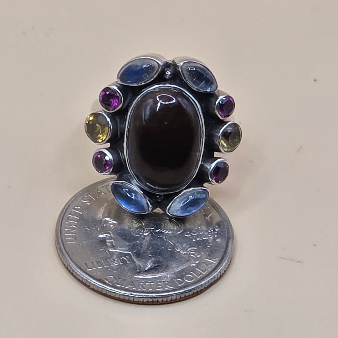 Authentic Nicky Butler Vintage Sterling Silver Floral Ring