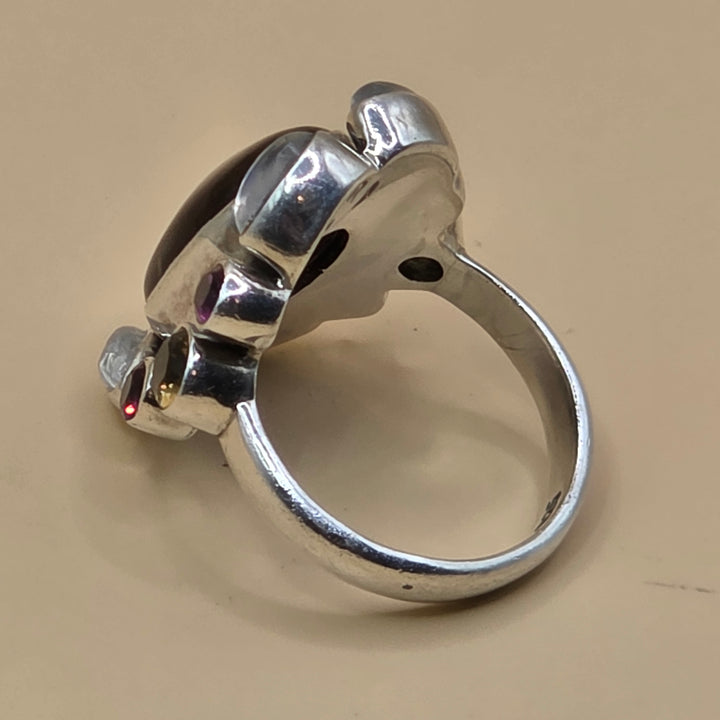 Authentic Nicky Butler Vintage Sterling Silver Floral Ring