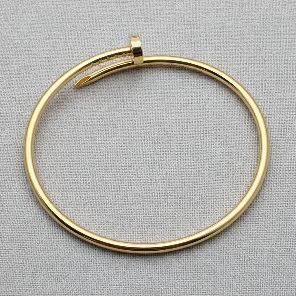 Authentic Cartier 18K Gold Juste un Clou Bracelet w Box & Papers