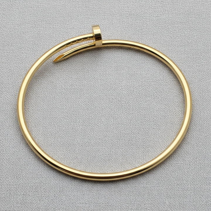 Authentic Cartier 18K Gold Juste un Clou Bracelet w Box & Papers