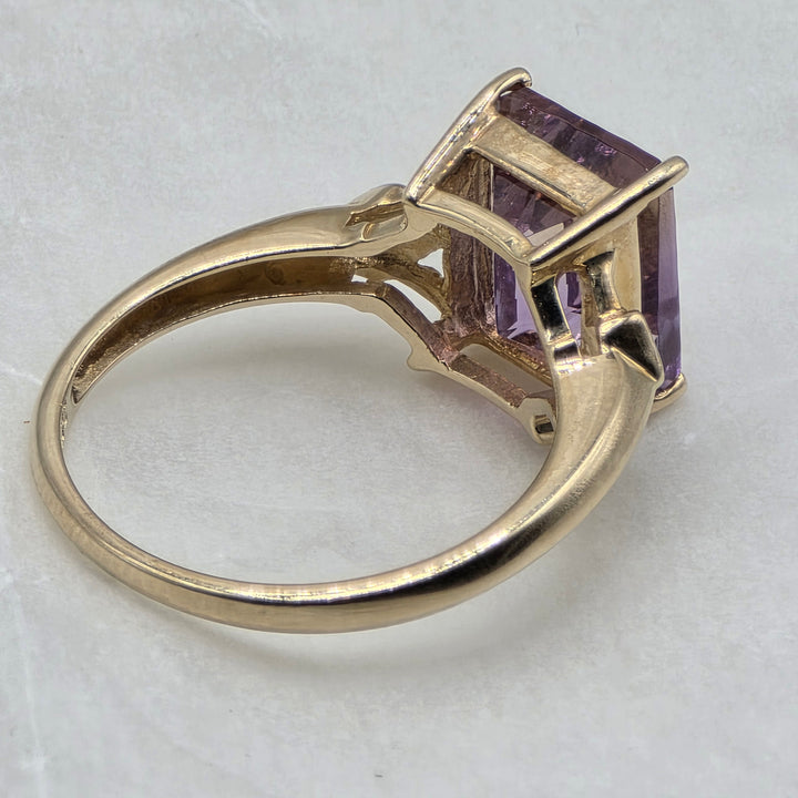 14k Gold, Ametrine & Diamond Elegant Statement Ring