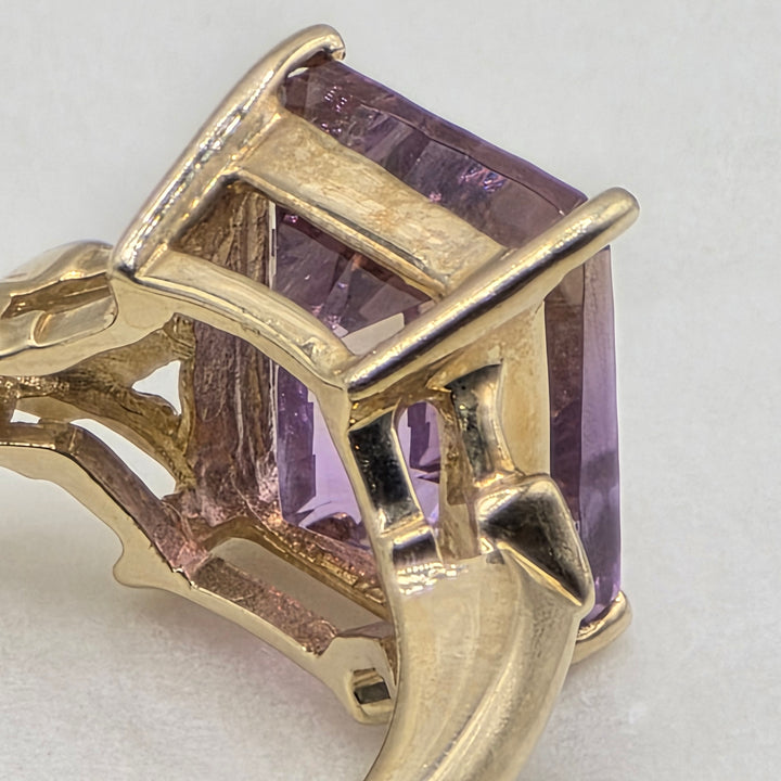 14k Gold, Ametrine & Diamond Elegant Statement Ring