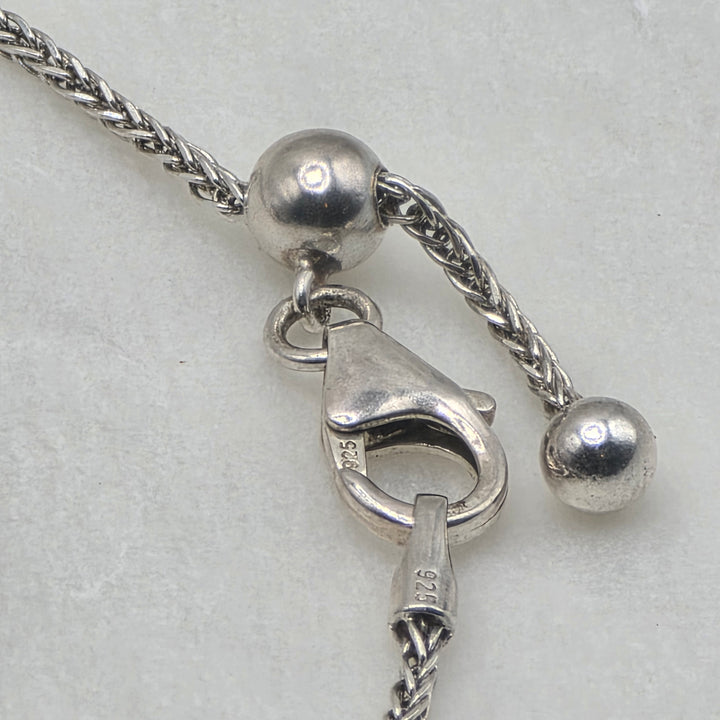 Pair of Sterling Silver Bali Goddess Necklaces