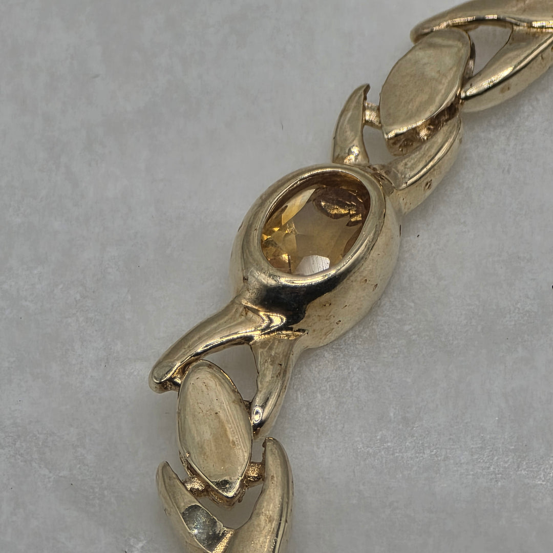 14K Gold Hugs-N-Kisses Multi-Gem Bracelet
