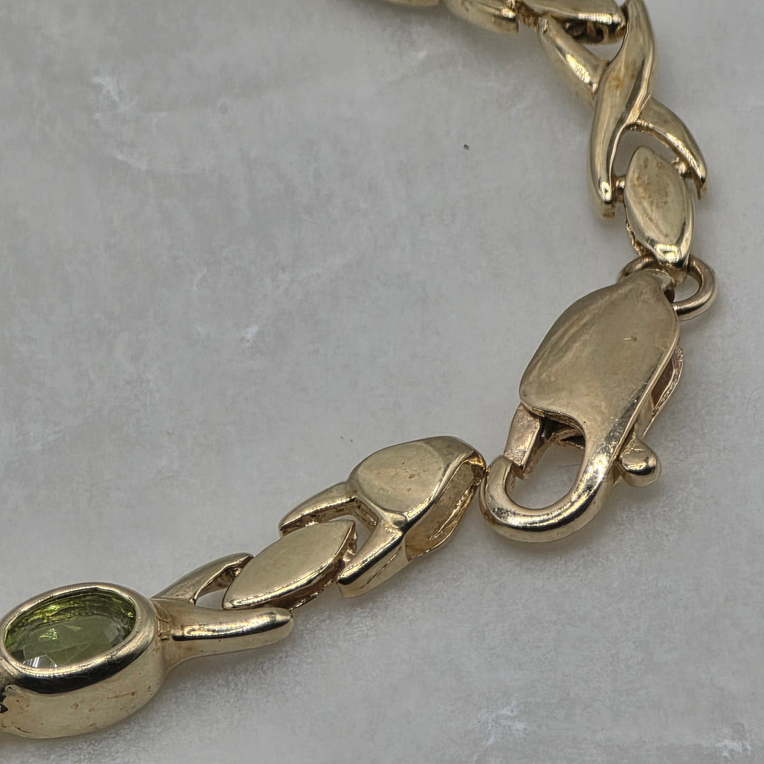 14K Gold Hugs-N-Kisses Multi-Gem Bracelet